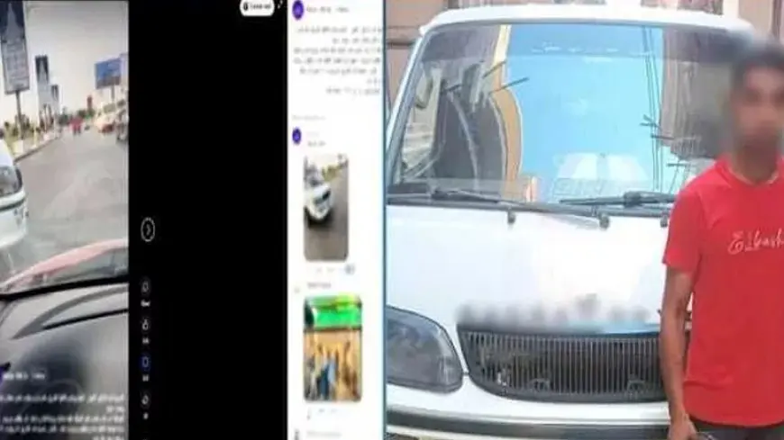 لاختصار الطريق | ميكروباص يسير عكس الاتجاه بالعبور.. والداخلية تتخذ الإجراءات