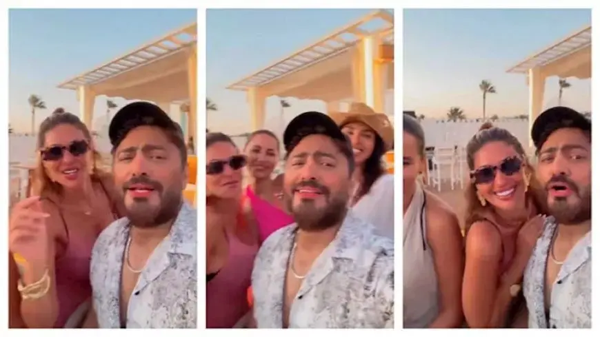 بالفيديو.. مي سليم ونسرين أمين ترقصان مع تامر حسني على أغاني ألبوم “لينا معاد”