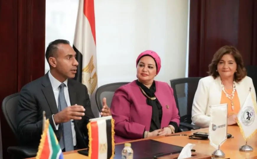 بنك قناة السويس يستقبل وفد اتحاد نقابات جنوب إفريقيا «ساسبو»