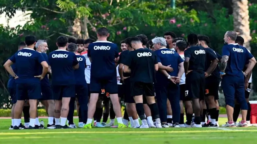لاعب الزمالك ينتظم بمعسكر الفريق في العاصمة الإدارية بعد غيابه