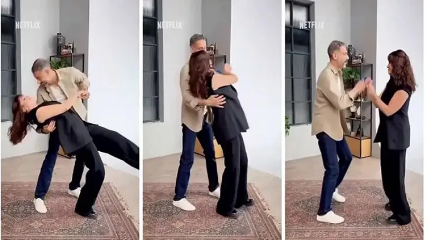 بالفيديو.. رقص محمد فراج وريهام عبدالغفور من كواليس “كتالوج” وبسنت شوقي تعلق