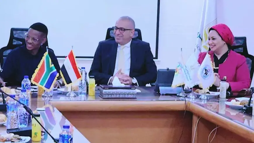 البنك الزراعي يبحث مع وفدًا من اتحاد نقابات جنوب إفريقيا التعاون المشترك