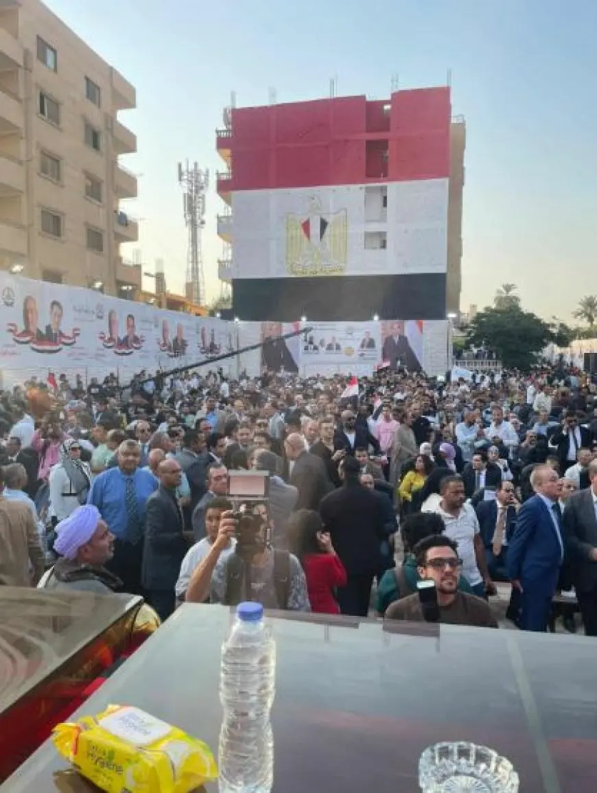 حزب الجبهة الوطنية ينظم مؤتمرا جماهيريا لدعم مرشحيه في انتخابات مجلس الشيوخ بالجيزة