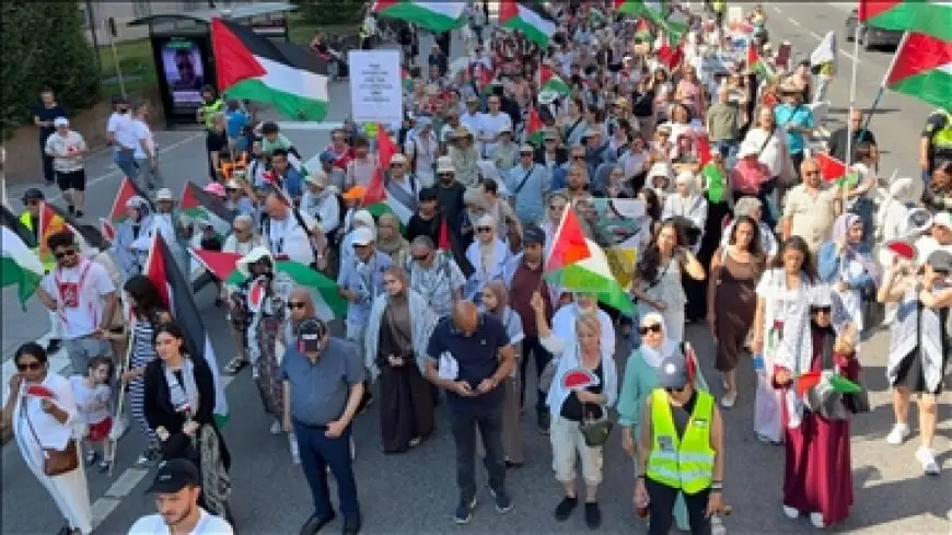 فلسطينيون يتظاهرون في الضفة تنديدا بالإبادة والتجويع بقطاع غزة