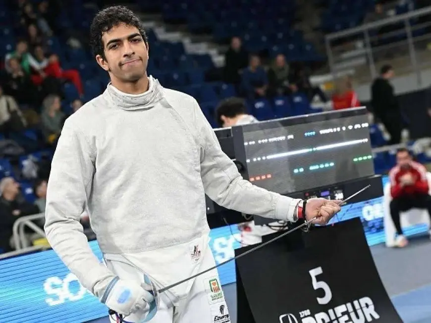 أحمد هشام يضمن ميدالية لمصر في بطولة العالم لسلاح السيف