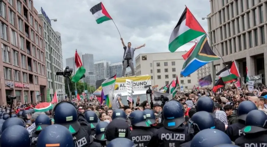 مظاهرة في برلين ضد التجويع الإسرائيلي في غزة