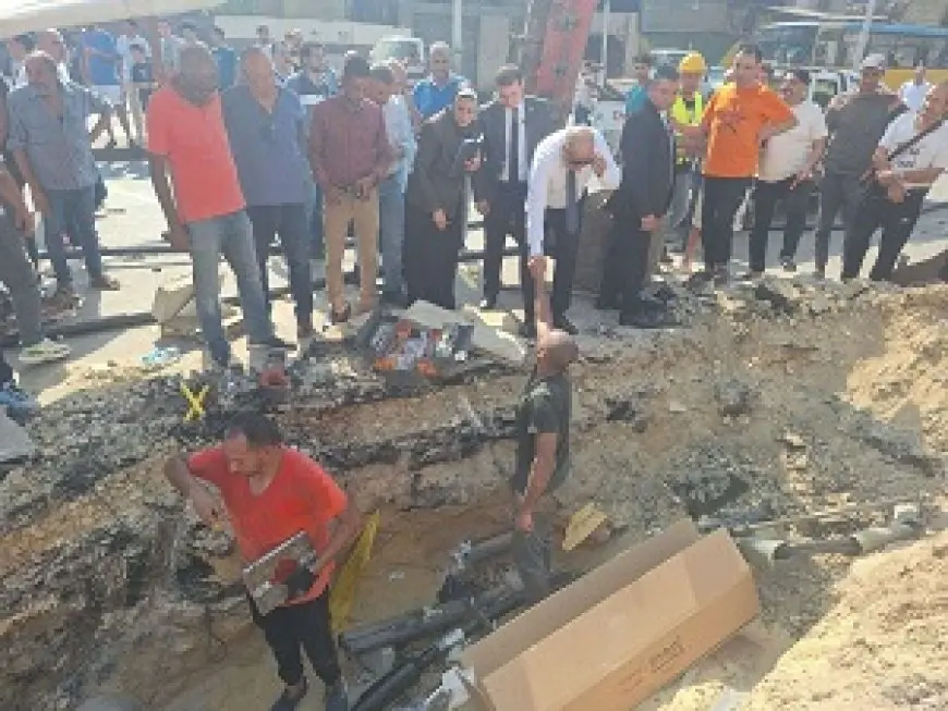 وزير الكهرباء يتابع إصلاح عطل كابل أرضي بالجيزة.. ويؤكد: الشبكة آمنة والأحمال تحت السيطرة