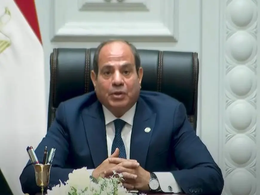 السيسي: هناك كميات ضخمة من المساعدات جاهزة لدخول غزة والعائق الوحيد هو إغلاق المعبر من الجانب الفلسطيني