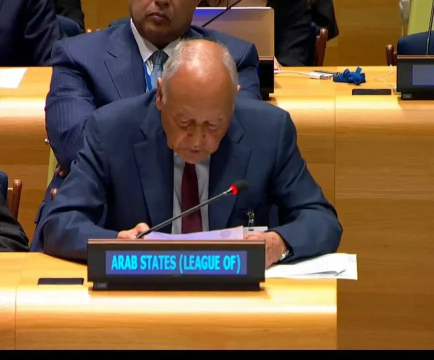 أبو الغيط بمؤتمر حل الدولتين: الفلسطينيون يتعرضون لجريمة العصر وإبادة لم يشهد العالم لها مثيلا هذا القرن