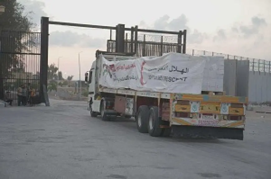 انطلاق ثالث قوافل «زاد العزة» محملة بنحو 1300 طن من المساعدات الإغاثية إلى غزة