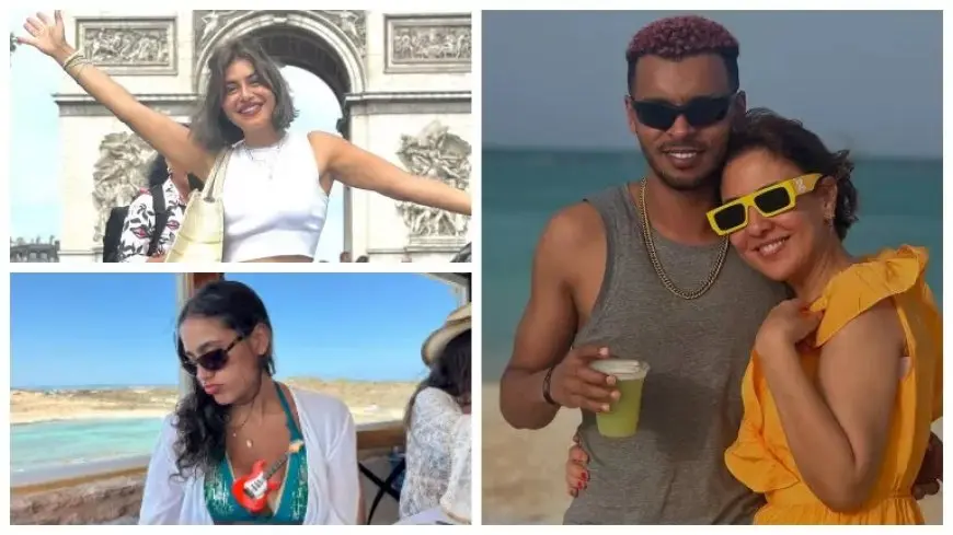 جنا عمرو دياب بالمايوه ومنة فضالي بجيبة قصيرة.. لقطات لنجوم الفن خلال 24 ساعة