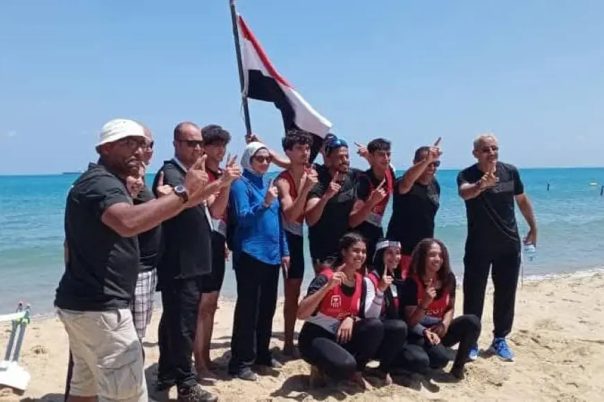 مصر تستحوذ على الميداليات الذهبية في التجديف الشاطئي بدورة الألعاب الأفريقية للمدارس