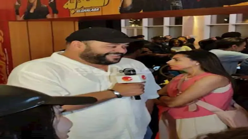 بالصور.. محمد ممدوح يصل العرض الخاص لفيلم “روكي الغلابة”