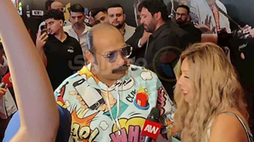 حسن الرداد ومحمد ثروت في العرض الخاص لفيلم “روكي الغلابة”