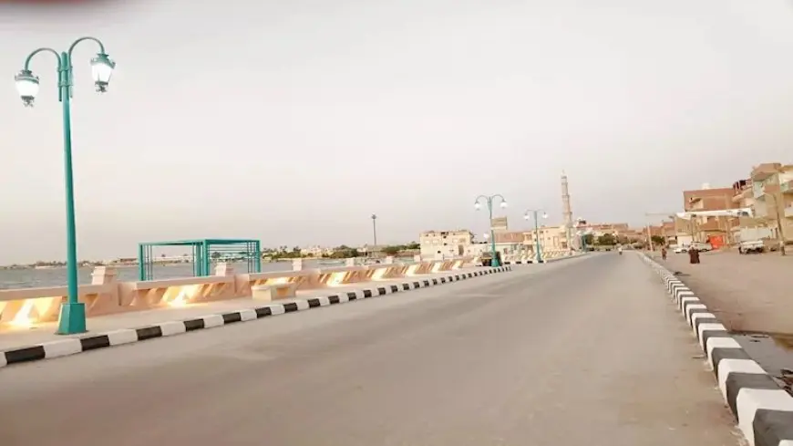 بالصور- افتتاح أعمال تطوير كورنيش بحيرة قارون في الفيوم
