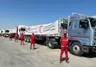 الهلال الأحمر: تجهيز شاحنات المساعدات الإنسانية الموجهة لغزة الساعة 2 صباحا لتتحرك 7 صباحا