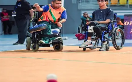 مهند ينافس على الذهب ورحمة تواصل تقدمها في بطولة إفريقيا للبوتشيا