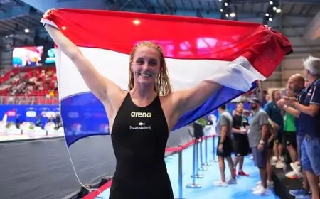 الهولندية ماريت ستينبرجن تحتفظ بذهبية 100 متر حرة في بطولة العالم للسباحة