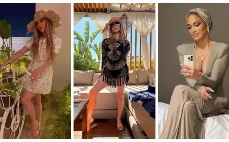 جينيفر لوبيز تنشر صور من كواليس زيارتها لمصر وحفل شرم الشيخ