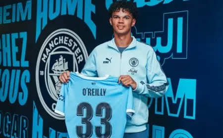 رقم جديد لموهبة مانشستر سيتي