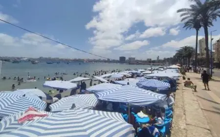 إنقاذ مصطافين ومنع تجاوزات “المايوه”.. ماذا حدث على شواطئ الإسكندرية؟ (صور)