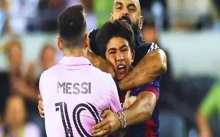إيقاف الحارس الشخصي لميسي بسبب سلوك غير لائق