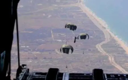 سلاح الجو الألماني: استئناف إسقاط المساعدات فوق غزة انطلاقا من الأردن