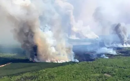 دخان حرائق كندا يغطي الغرب الأوسط الأمريكي لليوم الثالث على التوالي