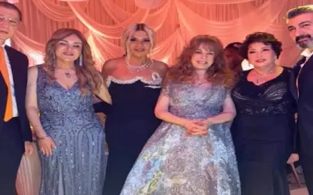 نيللي ولبلبة ترقصان في حفل زفاف حفيدة فيروز (فيديو)