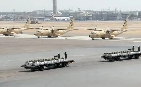 مصر تواصل أعمال الإسقاط الجوي للمساعدات الإنسانية على غزة