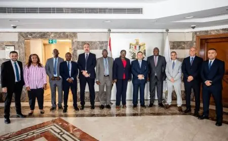 وفد كيني يزور البنك المركزي المصري للتعرف على تجربته الرائدة في مجال الأمن السيبراني