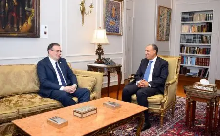 وزير الخارجية ورئيس جهاز التنظيم والإدارة يبحثان سبل تعزيز التعاون في التدريب والإصلاح الإداري