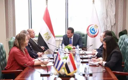 وزير الصحة يستقبل السفير الكوبي لبحث تعزيز التعاون في القطاع الصحي