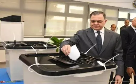 وزير الداخلية يُدلي بصوته في انتخابات مجلس الشيوخ | فيديو وصور
