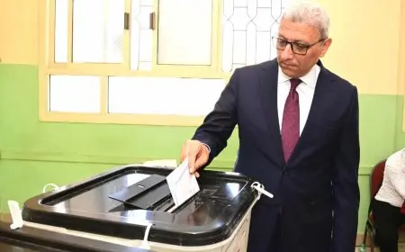 وكيل أول مجلس النواب يدلي بصوته في انتخابات الشيوخ