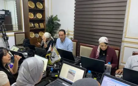 غرفة عمليات تنسيقية شباب الأحزاب والسياسيين تتابع انتخابات مجلس الشيوخ