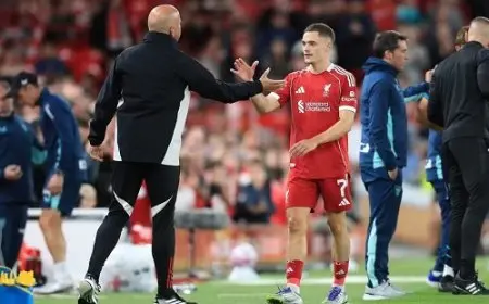 سلوت يشيد بالصفقات الجديدة بعد فوز ليفربول على تلتيك بلباو