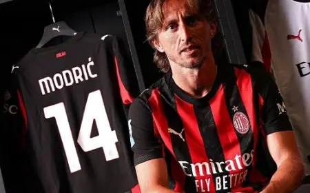 مودريتش: فخور بالانضمام إلى ميلان وأطمح لقيادة كرواتيا في كأس العالم