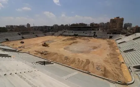 لجنة مركزية تتابع الموقف التنفيذي لمشروع استاد بورسعيد