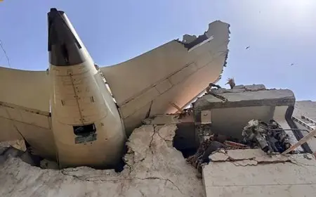 من جنسيات مختلفة.. مصرع 4 أشخاص إثر تحطم طائرة في الجزائر