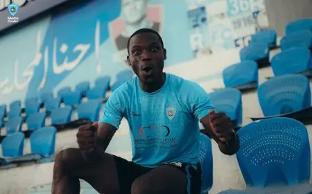 غزل المحلة يعلن تعاقده مع المهاجم النيجيري سولومون ألادي