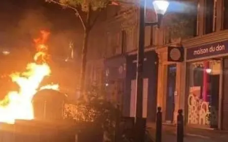 حريق هائل يجتاح جنوب فرنسا