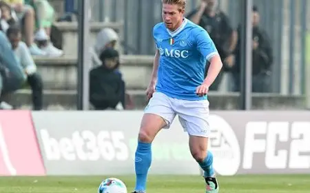 دي بروين: أريد تحقيق كل شيء مع نابولي