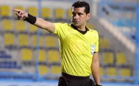 البنا حكمًا لمواجهة الزمالك وسيراميكا في الجولة الأولى بالدوري