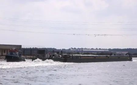 إطلاق أول عملية شحن نهري للأسمدة لدعم المشروعات الزراعية بتوشكى