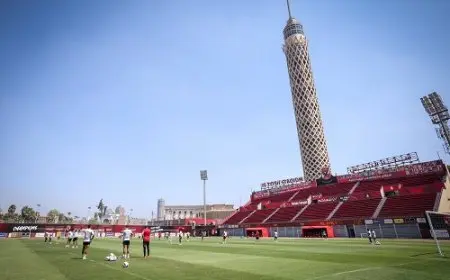 الأهلي يواصل تدريباته استعدادا لمباراة مودرن سبورت