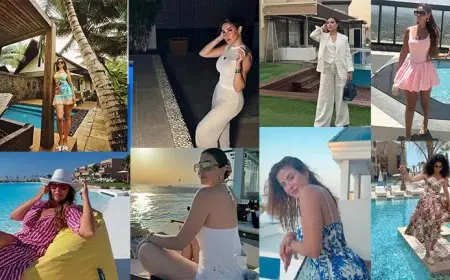 20 صورة لنجمات الفن على البحر وحمام السباحة في صيف 2025