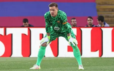 الأزمة تتفاقم.. تير شتيجن يمنع أطباء برشلونة من زيارة منزله