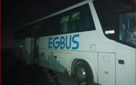 وزارة النقل: الأتوبيس المتسبب في حادث الكريمات ليس سوبرجيت ويتبع شركة خاصة