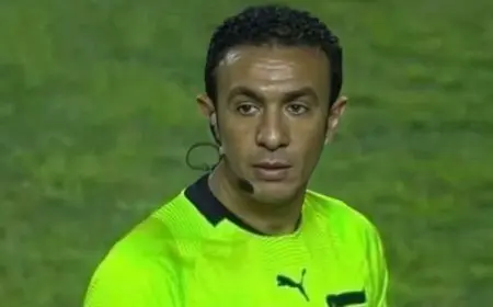 طارق مجدي حكما لمباراة الأهلي ومودرن سبورت في الدوري